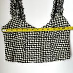 ZARA | Monochrome Houndstooth Tank Top | women’s Sz XS| Photo 7