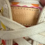 Coach Barrett Multicolor Signature C Poppy Low Top Lave up Sneakers Size 7.5B Photo 13