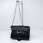 Senreve Aria Elevee Made in Italy Genuine Leather Crossbody Belt Bag Purse Black Photo 0