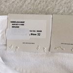 AGOLDE Parker Long Short High Rise Denim Shorts White Dough Size 32 NWT Photo 8