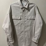 Frank & Eileen  McLoghlin Oversize Utility Shirt Jacket in Natural size XS/Small Photo 1