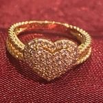 New Without Tag Heart Fashion Ring Size 6 Photo 1
