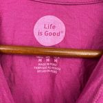 Life is Good pink wine glass classic fit short sleeve t-shirt crew neck medium Photo 6