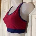Nike  Vintage 1990s Blue and Red Racerback Sports Bra Medium 8-10 Photo 7