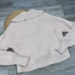 Free People  marlie‎ pullover v neck dusty pink collared oversized Photo 4