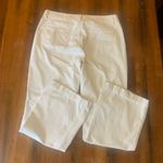 Talbots  Pants 14 Ivory Textured Corduroy Trousers Boot cut Pockets 90’s Photo 7