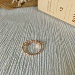 Rosegold Hearts Ring Vintage “Avril” 7.5 Feminine Romantic Girlhoodcore Gold Photo 6