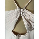 Sorella Vita Altered Blush Pink Pleated Bodice Floor Length Strapless Dress Size Photo 3