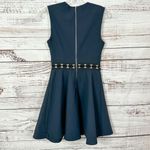 Elizabeth and James Renata Fit and Flare Silver Hardware Cut Out Waist Dress, Sz 0 Photo 6