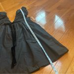 O.P.T. Didi Dress Voluminous Babydoll with Velvet Bow open back Cotton Black M Size M Photo 9