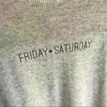 Friday + Saturday Friends I’ll be there for you t-shirt‎ Sz Small Photo 4