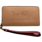 Coach  Clbk Emb Horse Carriage Long Zip Around Wallet Photo 0