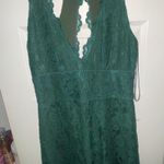 Nicole Miller Green Lace Cocktail Dress- Hoco Photo 0