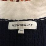 Weworewhat Sweater Top Shirt Blouse Blue Photo 5