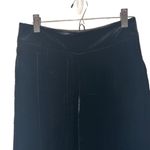 The Limited  Black Velour Silk Blend Cassidy Fit Side Zip Dress Pants Women Sz 4 Photo 2
