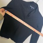 Brooks Brothers  | V Neck‎ Merino Wool Sweater Black Large Photo 6