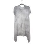 Free People  Sheer Gray Dyed Mini Tunic Dress Size Medium Photo 1
