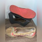 Sperry  Topsider Hardback Tan Leather Pink/Plaid Preppy Boat Shoes Women's 9.5M Photo 10