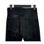 ZARA Mid Rise Stretch Skinny Jeans Cotton Blend Washed Effect 5-Pocket 2 Black Photo 9