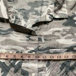 Sanctuary  White & Gray Camouflage Button Down Shirt L Photo 3