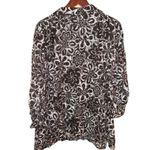 Karen Scott  Woman floral print blouse with adjustable tab sleeves 3X Photo 4