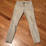 Cotton On  Ripped Distressed Skinny Denim Tan Jeans Photo 1