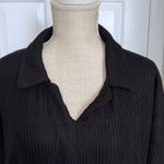 Mondetta Black Collared Long Sleeve Knit Dress size XXL EcoVero Relaxed Fit New Photo 1