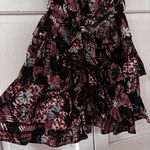 Ulla Johnson  Honoria Dress Rosewood Size 4 Small Tiered Ruffle Mini Dress Belted Photo 7