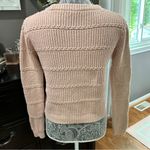 Madewell Textured Knit Crewneck Sweater XS Soft Blush Neutral – Quiet Luxury Photo 5