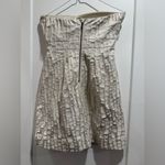 American Eagle American‎ Eagle Cream Strapless Dress Size 6 Photo 1