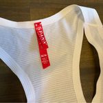Spanx  White Shape wear Tank Slimming Medium Lining Thin Semi Sheer Photo 1