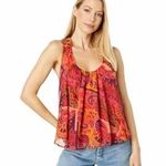 Free People Strawberry Meadow Combo Print sleeveless Top Photo 0