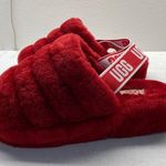 UGG  Fluff Yeah Genuine Shearling Slingback Sandal, Size 8 Photo 3