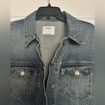 Old Navy Jean Jacket Dark Wash Womens Large Photo 3