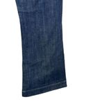 The Limited  917 Women Jeans Flared Leg Mid-Rise Stretch Dark Wash Denim Blue‎ 8R Photo 6
