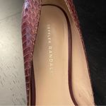 Loeffler Randall Brown Red Snakeskin Pointed Toe 3 Inch Heels Women’s Size 9.5 Photo 1