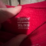 Hanes Red Christmas Wreath Sweatshirt XL Photo 4