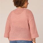 Democracy NWT Long Sleeve Round Neck Open Work SZ-3X Photo 2