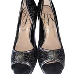 J.Renee Transparent Sparkling Black Peep Photo 0