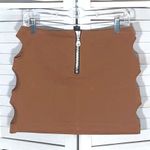 The Ragged Priest Brown Mini Skirt Cut Out Sides 8 Photo 0