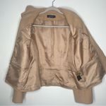 Tribal Wool Blend Peplum Blazer in size 10 Tan Photo 2