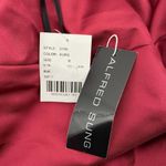 Alfred Sung  Formal Dress Maxi Off Shoulder  Burgundy Womens 12 R NEW Photo 4