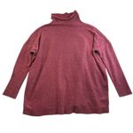 Free People S Small Sweater Ottoman Slouchy Tunic Mock Neck Fuzzy Dolman Sleeve Photo 1