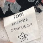 Tobi Floral Crop V-Neck Blouse Tank M Photo 5