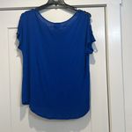 Coveted Clothing Blue Women's oversized Top size small. Photo 4