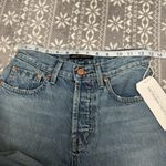 Anthropologie NWT Modern American Rexford High Rise Wide Leg Barham Blue Size 26 Photo 10