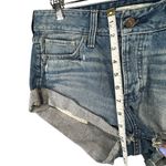 Abercrombie & Fitch Denim Shorts Womens 6 Blue Distressed Cuffed Cut Off Classic Photo 5