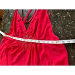Vintage Babydoll Nightgown Lingerie Sz L Red Mini Adjustable Strap Sexy Size L Photo 7
