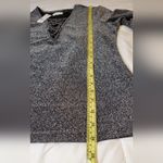 Ny&co NWT Lena NY&C Black Glitter V-Neck Top Long Sleeve Size:L Photo 4