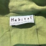 Habitat Tunic Top Green 100% Linen Preshrunk USA XL Minimalist Casual Coastal Photo 7